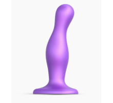 Фиолетовая насадка Strap-On-Me Dildo Plug Curvy size M