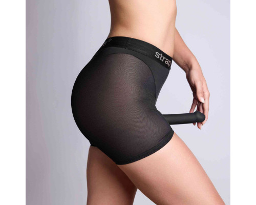 Трусики-шорты для фиксации насадок Strap-on-me Harness Lingerie Halo - size S