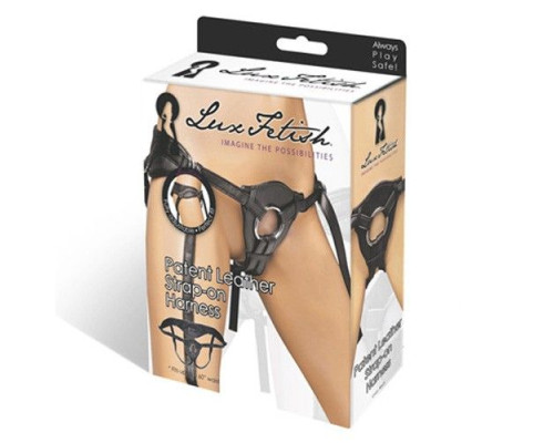 Черные трусики-джоки для страпона