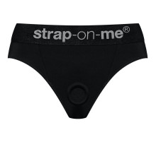 Черные трусики для насадок Heroine Lingerie Harness - size M