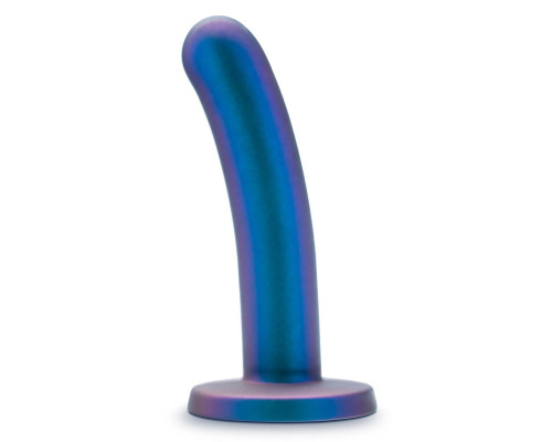 Синяя насадка с гладкой поверхностью Surrender 5.75 Inch Intermediate Pegging Dildo - 14,6 см.