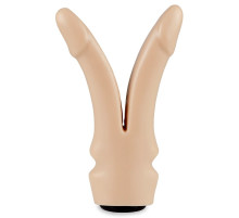 Телесная сплит-насадка харнесс - 16,5 см.