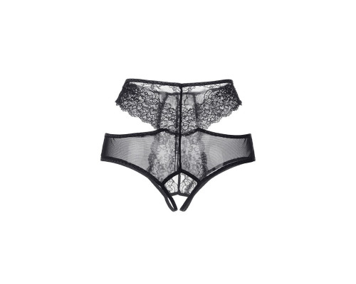 Высокие эротические трусики с ажурными вырезами