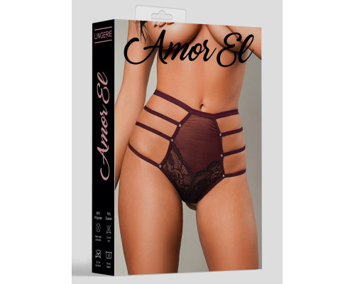 Сексуальные высокие трусики с атласным бантом сзади