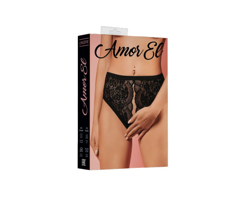 Кружевные трусики с доступом и завышенной посадкой