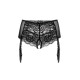Трусики-пояс из эластичного кружева с пажами для чулок