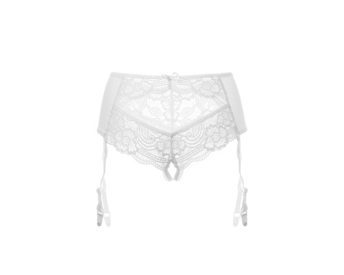Трусики-пояс из эластичного кружева с пажами для чулок