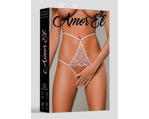 Откровенные высокие трусики с интимным доступом