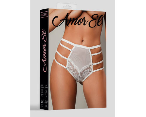 Сексуальные высокие трусики с атласным бантом сзади