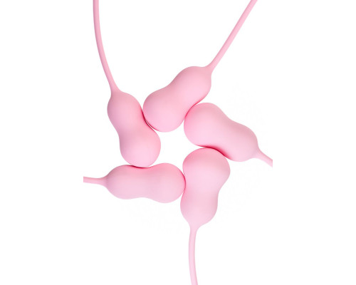 Набор из 5 розовых вагинальных шариков Tulips