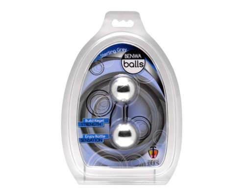 Серебристые вагинальные шарики Benwa Balls