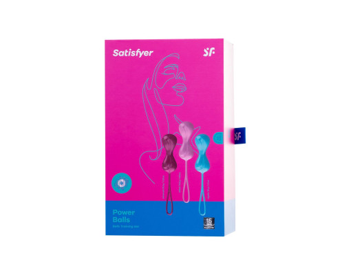 Набор из трёх двойных вагинальных шариков Satisfyer Power Balls