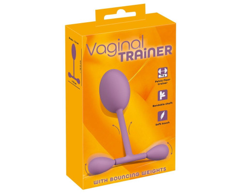 Сиреневый тренажер мыщц тазового дна Vaginal Trainer