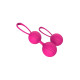 Набор розовых вагинальных шариков PLEASURE BALLS   EGGS DUO BALL SET