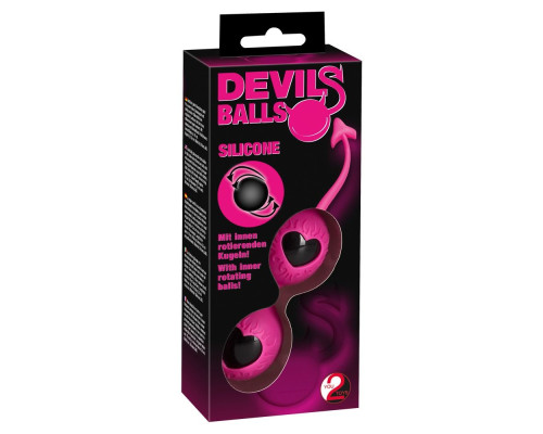 Вагинальные шарики в силиконовой оболочке Devils Balls