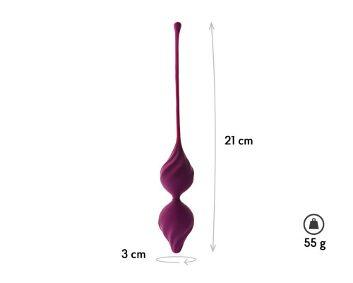 Фиолетовые вагинальные шарики Alcor