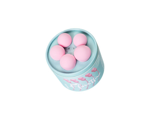 Набор из 5 розовых вагинальных шариков Tulips