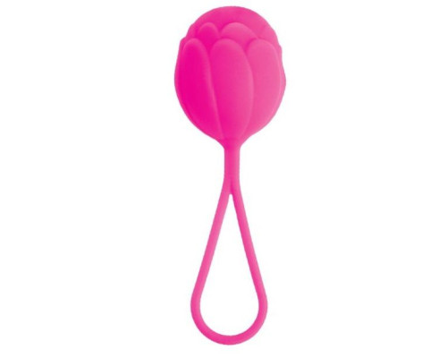Розовый вагинальный шарик с петелькой для извлечения
