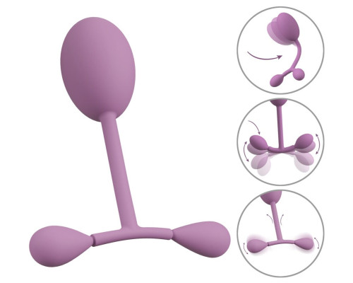 Сиреневый тренажер мыщц тазового дна Vaginal Trainer