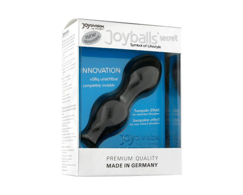 Чёрные вагинальные шарики Joyballs Secret