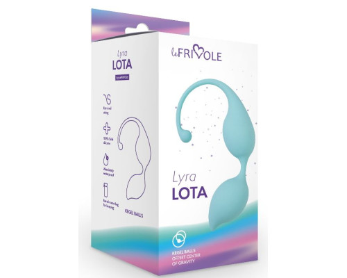 Аквамариновые вагинальные шарики Lota
