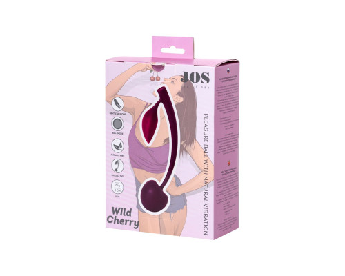 Бордовая вагинальная вишенка WILD CHERRY - 13 см.