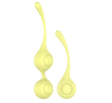 Набор желтых вагинальных шариков Lemon Squeeze
