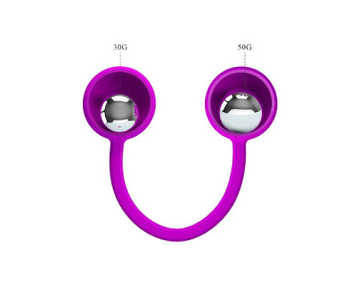 Лиловые вагинальные шарики KEGEL BALL III