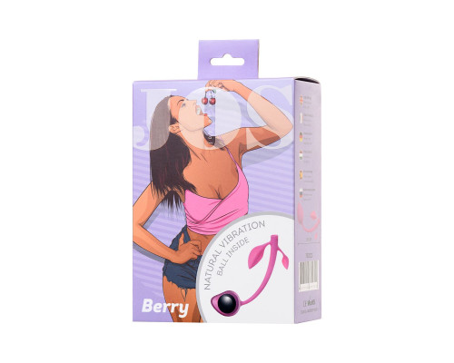 Розовый вагинальный шарик BERRY