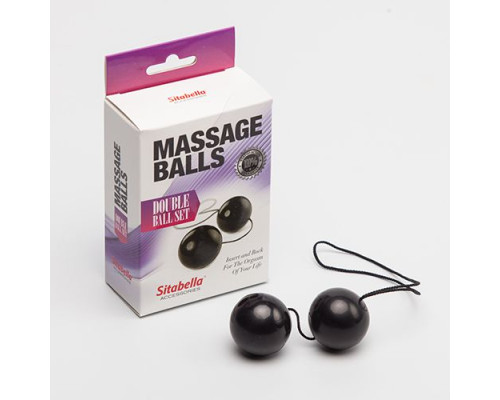 Черные вагинальные шарики Sitabella