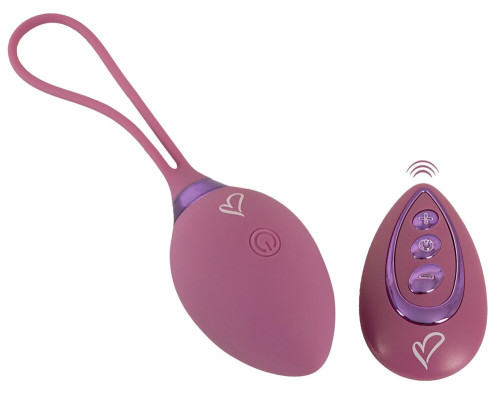 Фиолетовый вагинальный шарик ROVANA RC Love Ball