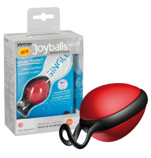 Красный вагинальный шарик со смещенным центром тяжести Joyballs Secret