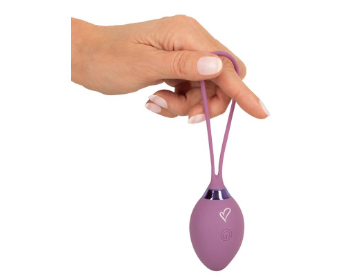 Фиолетовый вагинальный шарик ROVANA RC Love Ball