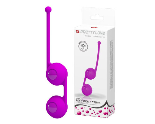 Лиловые вагинальные шарики Kegel Tighten Up III