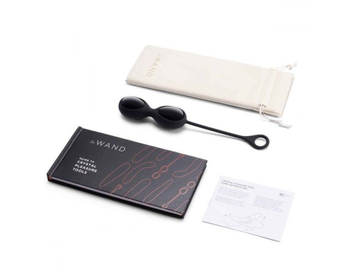 Тренажеры йони Le Wand Crystal Yoni Eggs из черного обсидиана