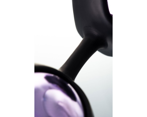 Фиолетово-черные тройные вагинальные шарики TOYFA A-toys