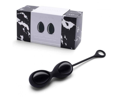 Тренажеры йони Le Wand Crystal Yoni Eggs из черного обсидиана