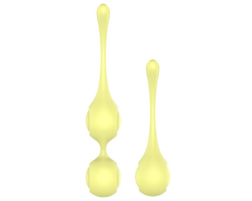 Набор желтых вагинальных шариков Lemon Squeeze