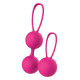 Набор розовых вагинальных шариков PLEASURE BALLS   EGGS DUO BALL SET