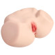 Мастурбатор-полуторс с двойным слоем материала и вибрацией Jenny Onahole Real Vagina