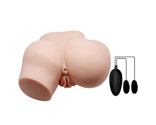 Телесный полуторс с двумя любовными тоннелями и вибрацией