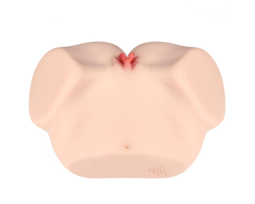 Мастурбатор-полуторс с двойным слоем материала Jenny Onahole Real Vagina