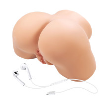 Телесный мастурбатор Olivia с 2 любовными отверстиями