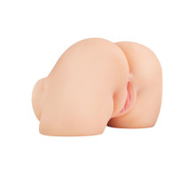 Телесный мастурбатор-полуторс с вибрацией Shake That Ass