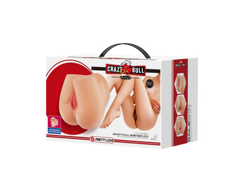 Телесный мастурбатор-полуторс Rolonda