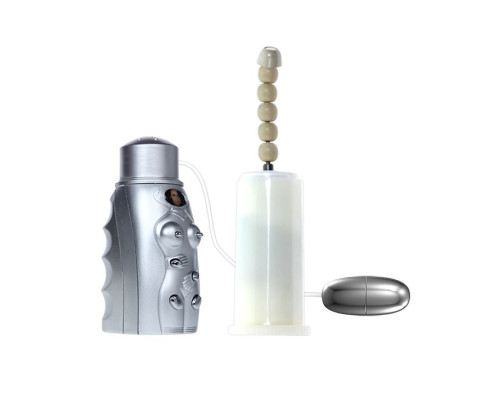 Вибрирующий мастурбатор-попка с ротацией и пультом управления