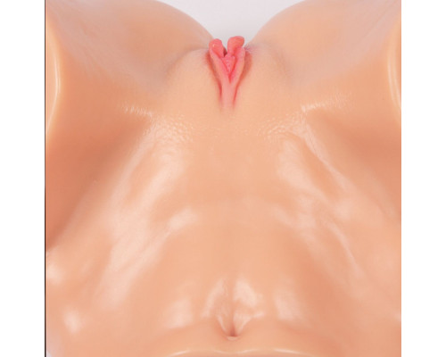 Мастурбатор-полуторс Adel с двумя любовными отверстиями