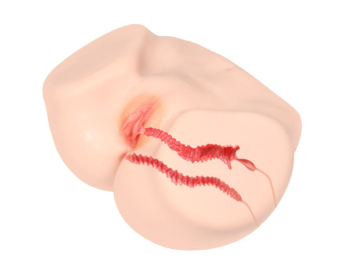 Мастурбатор-полуторс с двойным слоем материала Vanilla Onahole Real Vagina