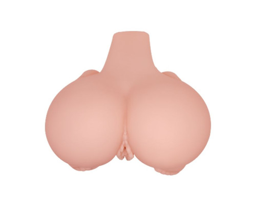 Реалистичная попка с 2 любовными тоннелями и вибрацией