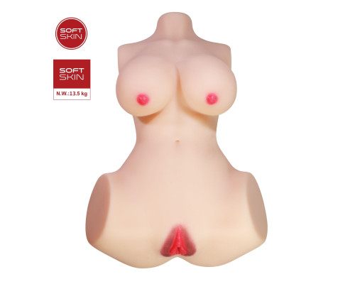 Мастурбатор-торс Aveline с 2 любовными тоннелями